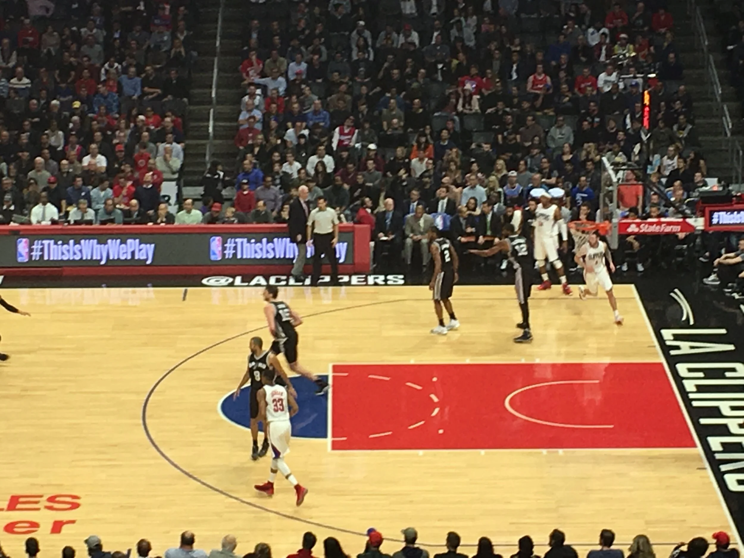 DECEMBER  |  LA Clipper's Game @ Staples Center, Downtown Los Angeles