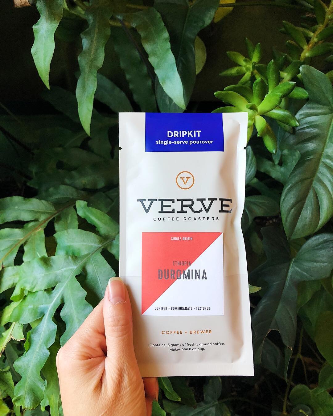 Sooo excited to try this travel-friendly, single-serving pour-over from my fave @vervecoffee (DTLA on 8th + Spring)! It&rsquo;s coming CAMPING with us! Just elevated our camping game. It&rsquo;s gonna be in-tents ⛺️.
.
.
.
#vervecoffee #dripkitcoffee