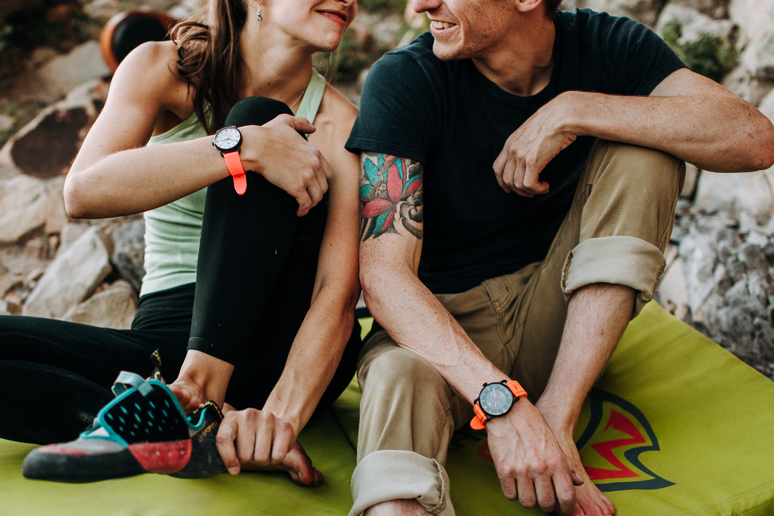 111 Watches x Kimberly Crist Climbing Product Shoot