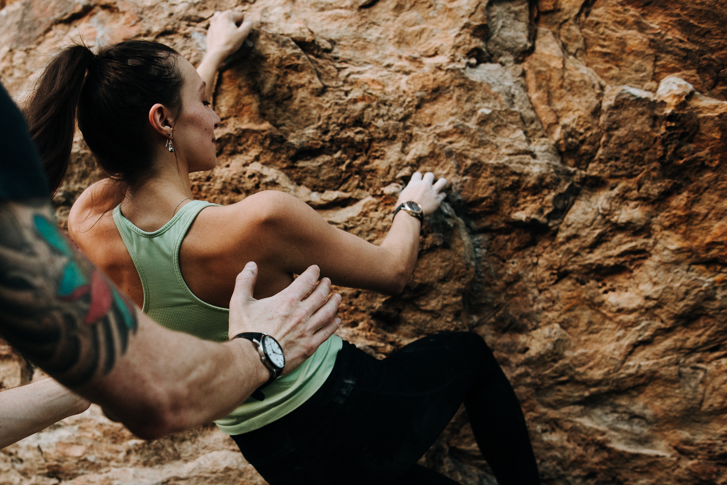 111 Watches x Kimberly Crist Climbing Product Shoot