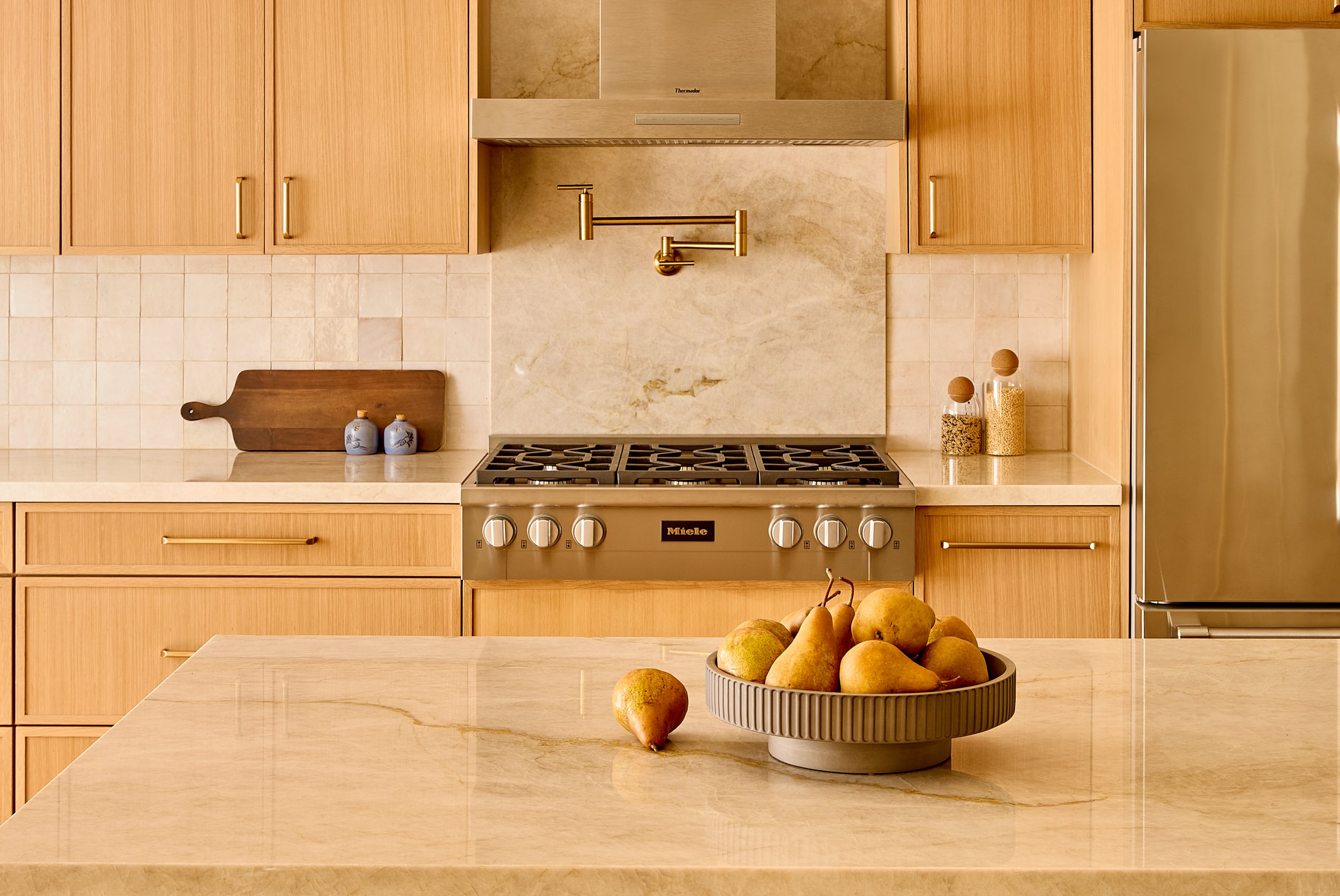 Alameda Kitchen Remodel featuring Miele Stove range