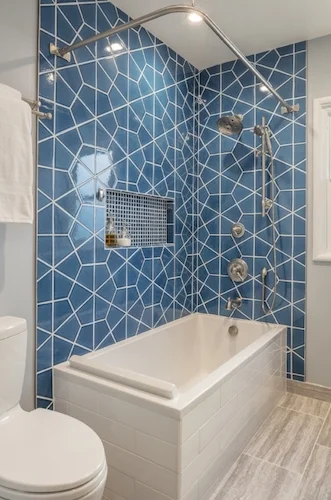 Berkeley Blue Bathroom Remodel