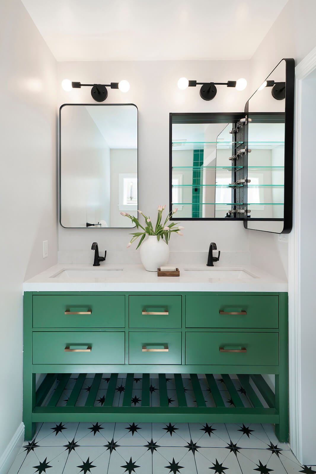 Berkeley Bathroom Remodel - Mirrored Vanity Cabinet.jpg