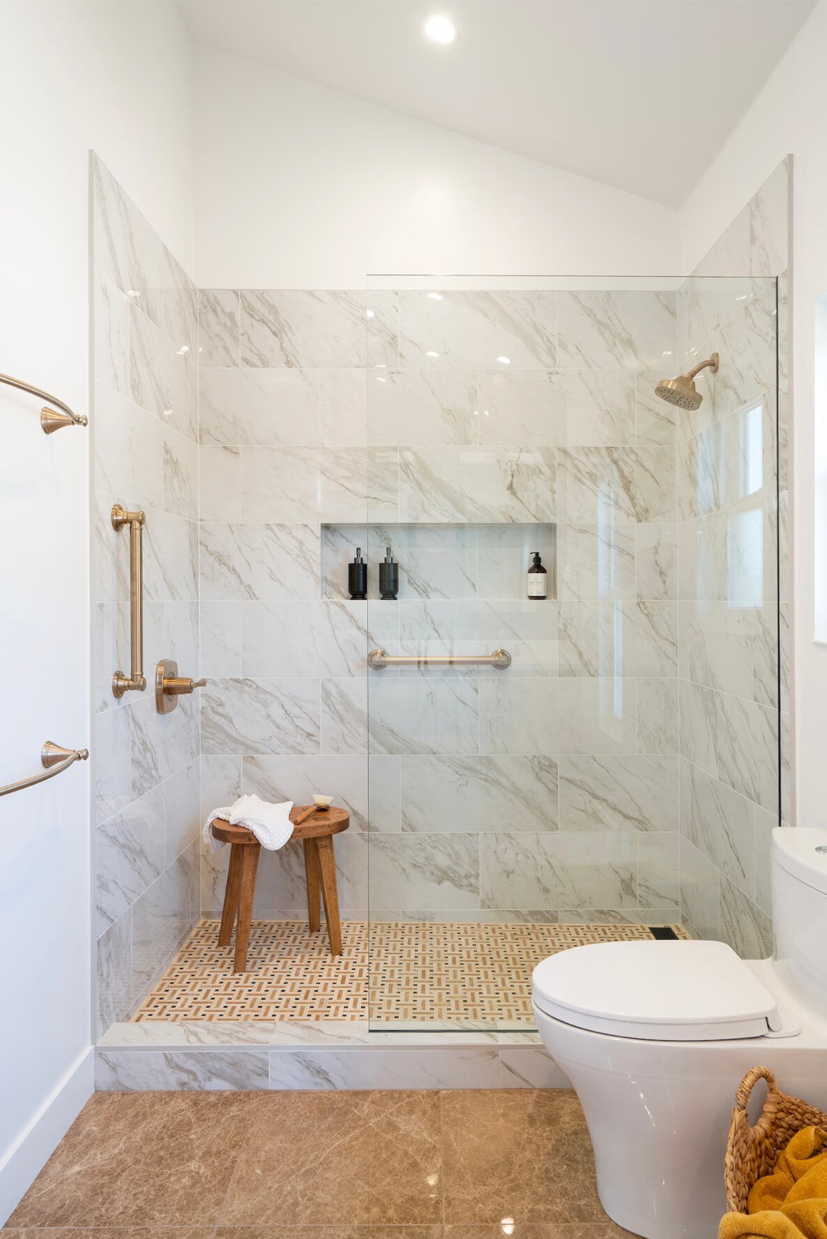 Panama Richmond Bathroom Remodel - Marbled Shower.jpg
