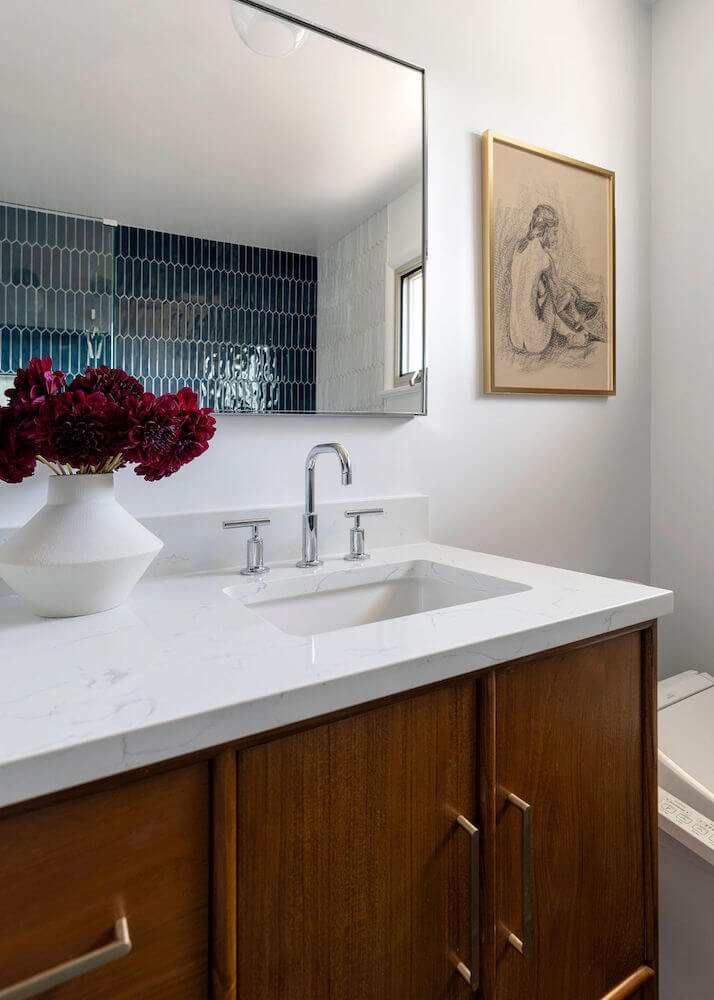 Sequoyah Midcentury Modern Oakland Bathroom Remodel - Natural Teak Vanity.jpg