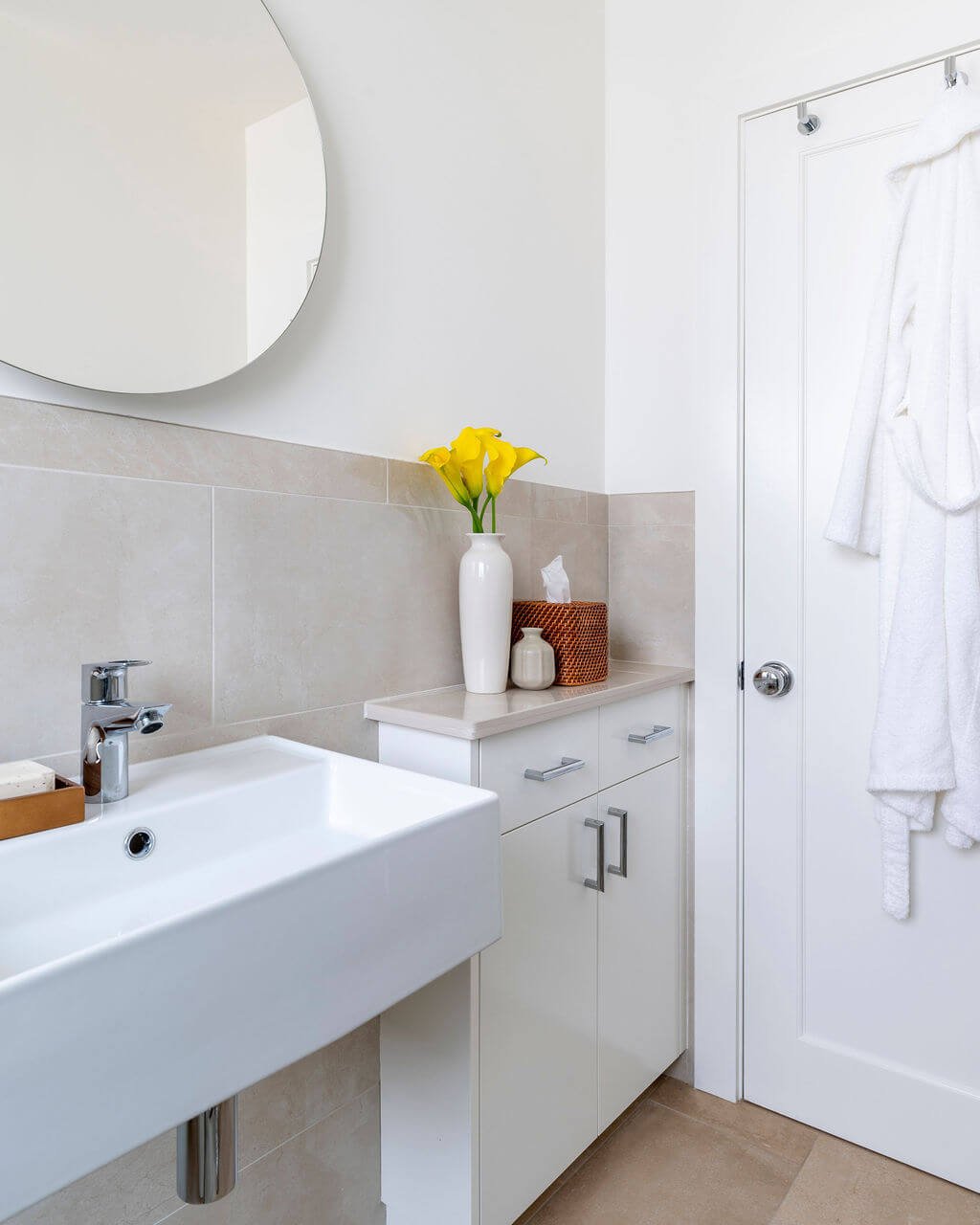 Delaware bathroom remodel - Built in linen cabinet 2.jpg