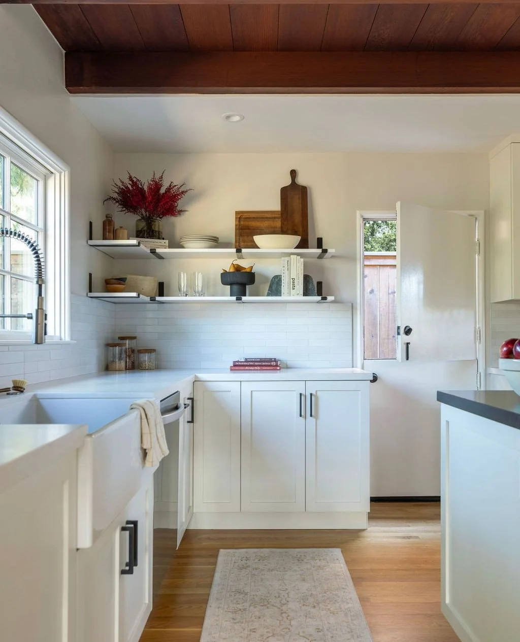 Where classic farmhouse charm meets modern California living.⁠
A custom Dutch door, warm wood accents, and clean-lined cabinetry create a kitchen that feels both timeless and fresh.⁠
⁠
⁠
---⁠
#bayarearemodeling #eastbayhomes #luxuryremodel #modernfar