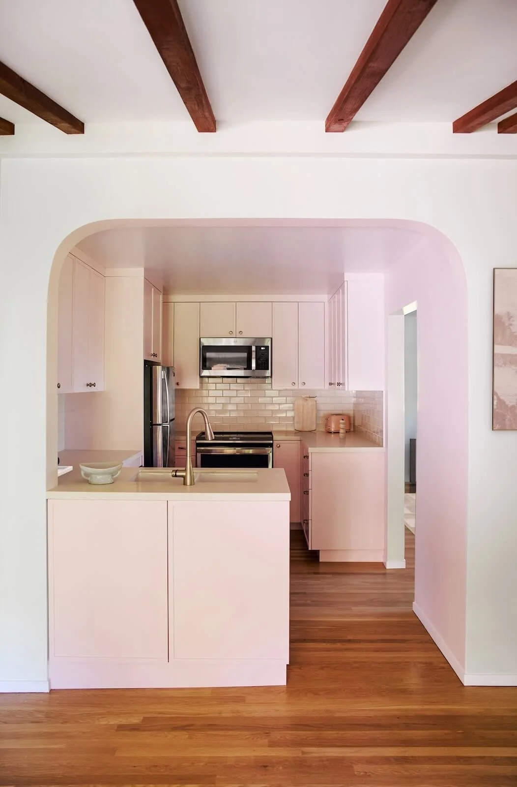 U-Shaped Pink Kitchen Remodel in Berkeley.jpg