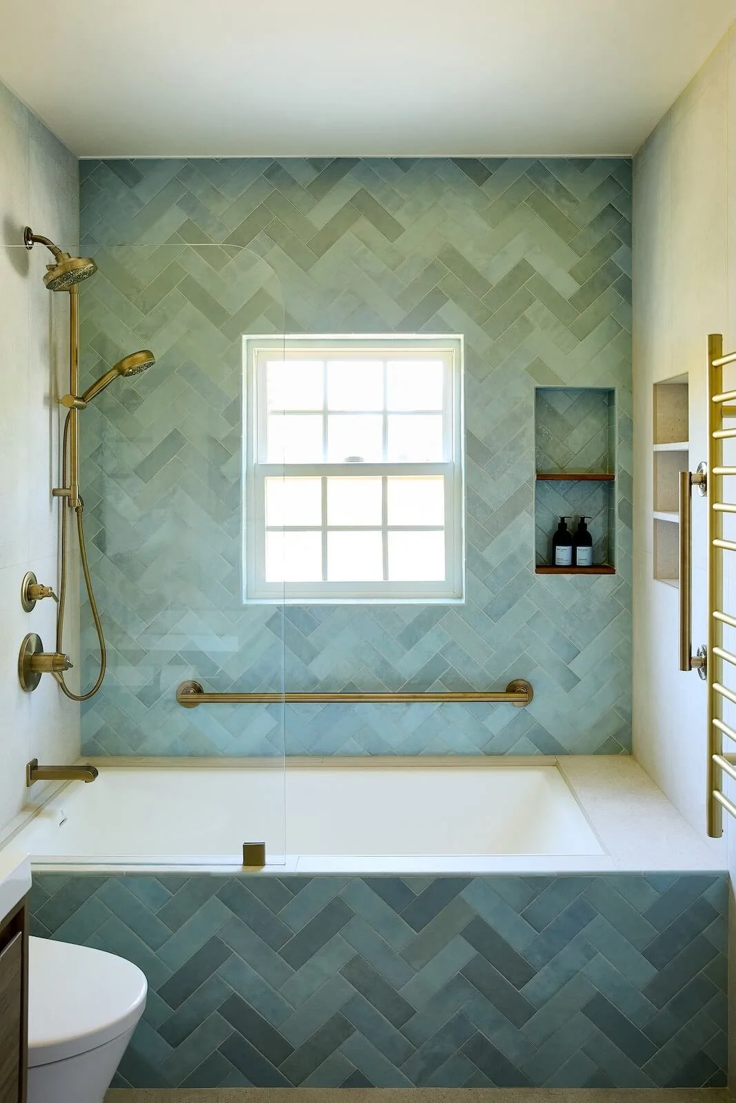 Derby Berkeley Bathroom - Teal Bathtub remodel.jpg
