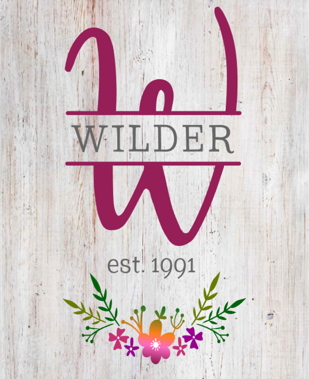 Floral Monogram