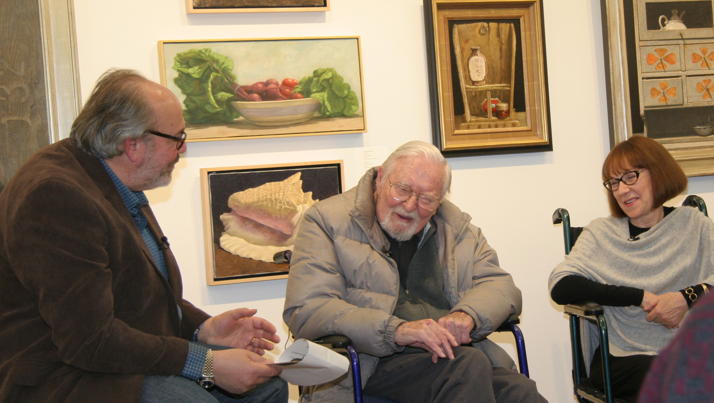 Doug Reina interviewing Ken Davies with Jo-Anne Scavetta