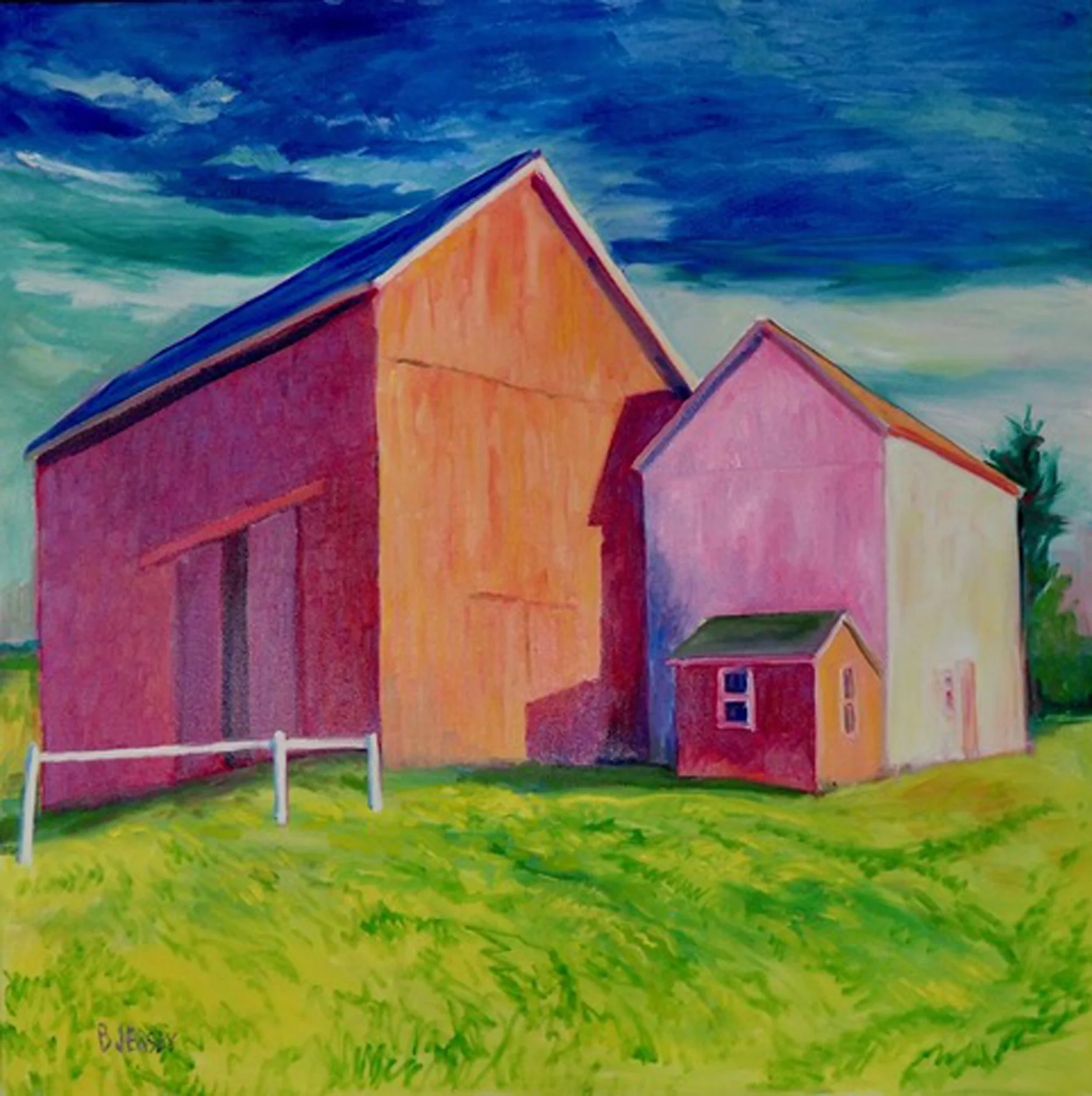 After the Storm | Oil painting on canvas by Bill Jersey | 36” x 36”