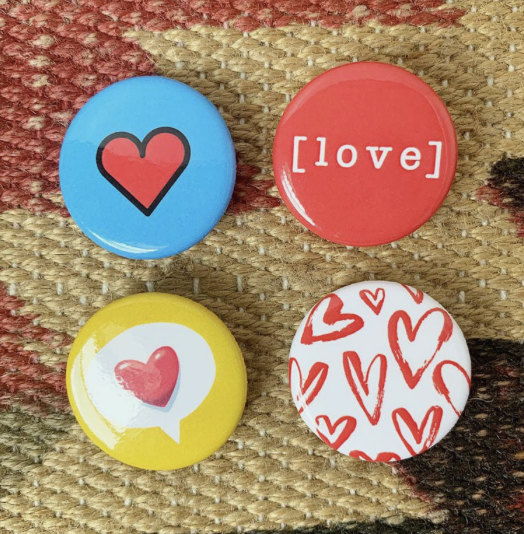 Make Your Own Valentine's Day Inspired Button with Julia LaMarca!