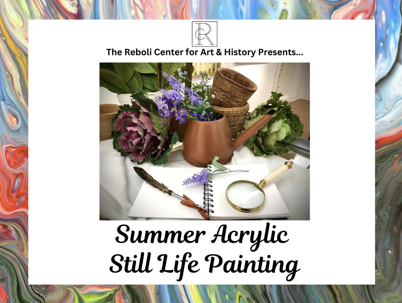 Summer Acrylic Still Life Painting with Julia LaMarca
