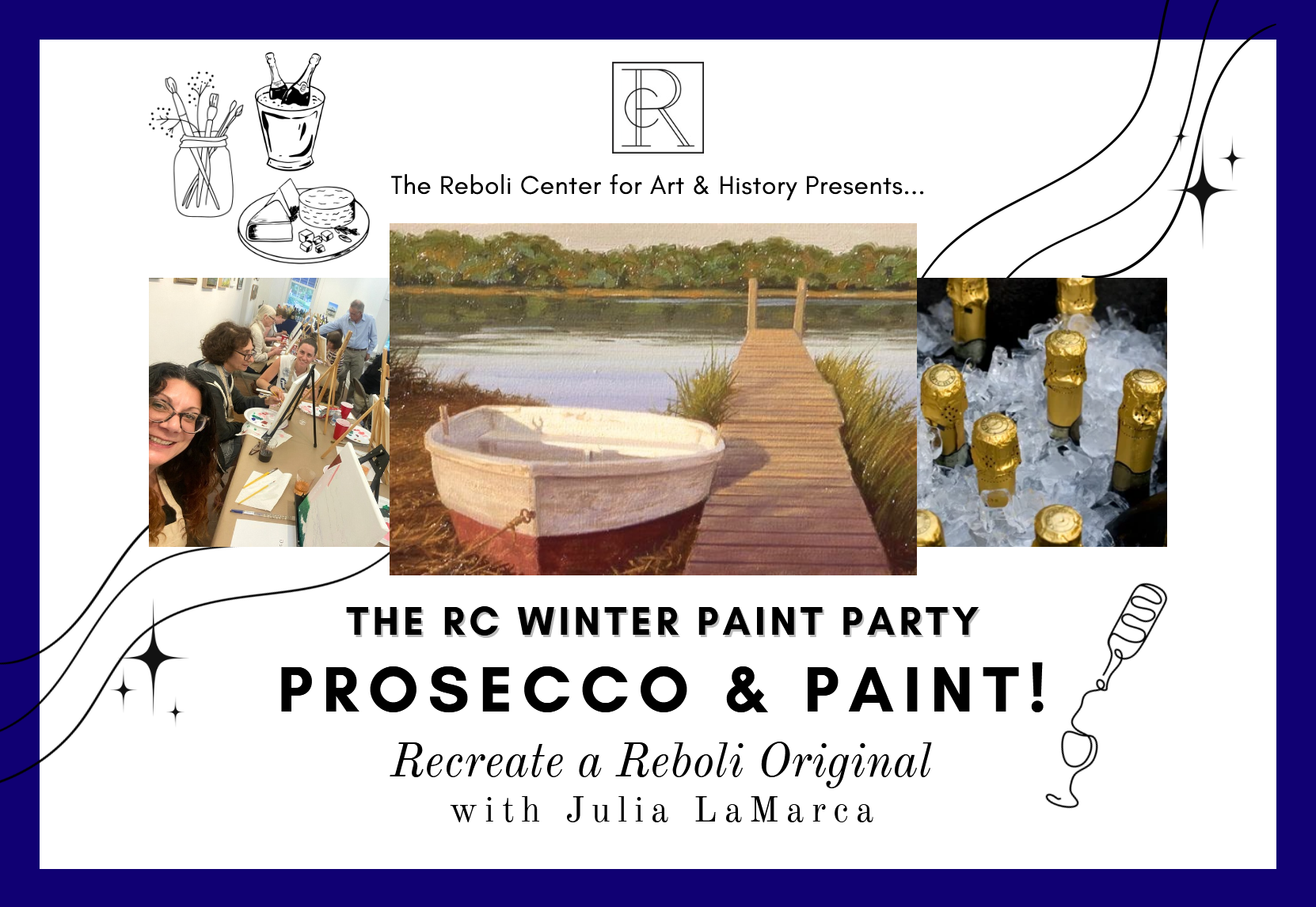Prosecco &amp; Paint! | The Winter Paint Party