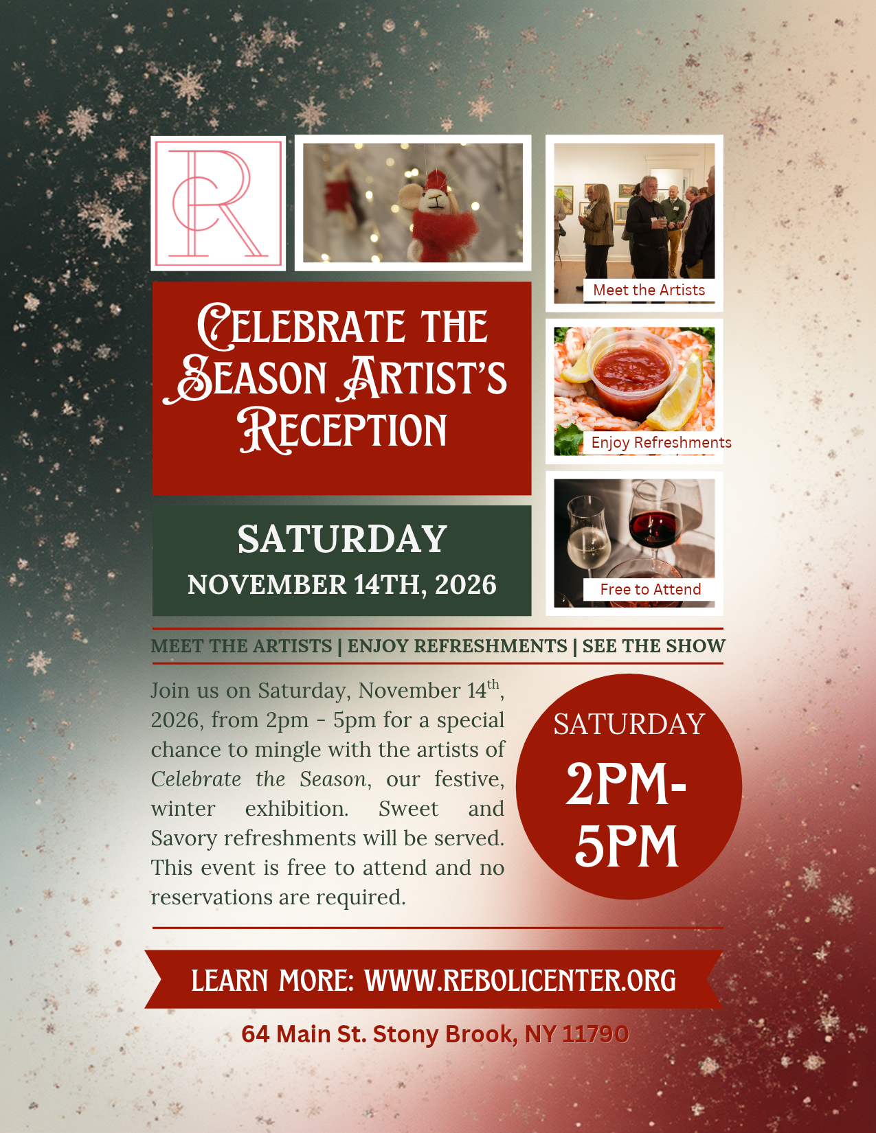 The Artist's Reception |  Celebrate the Season