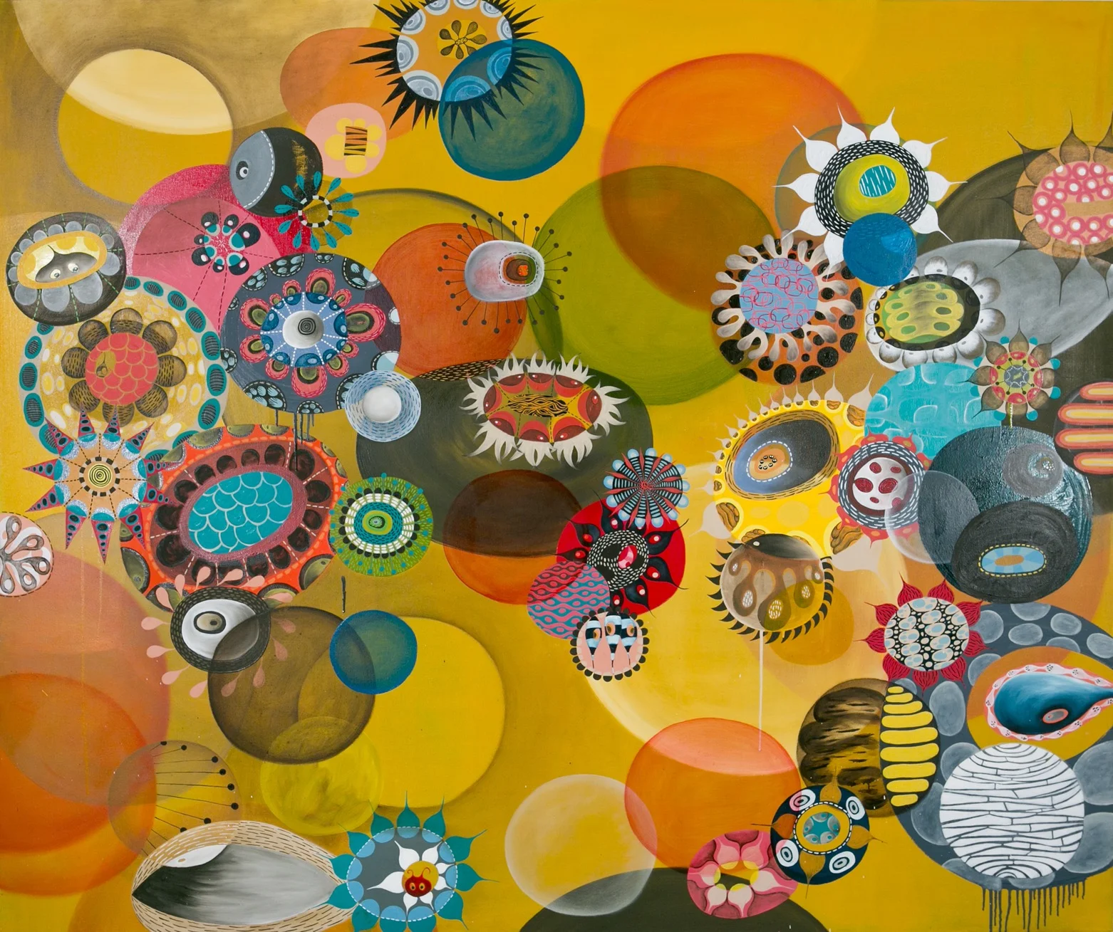 Hive, 61 x 72" Oil on canvas