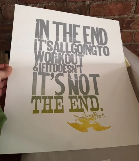 Lilah Friedland, "In the End"