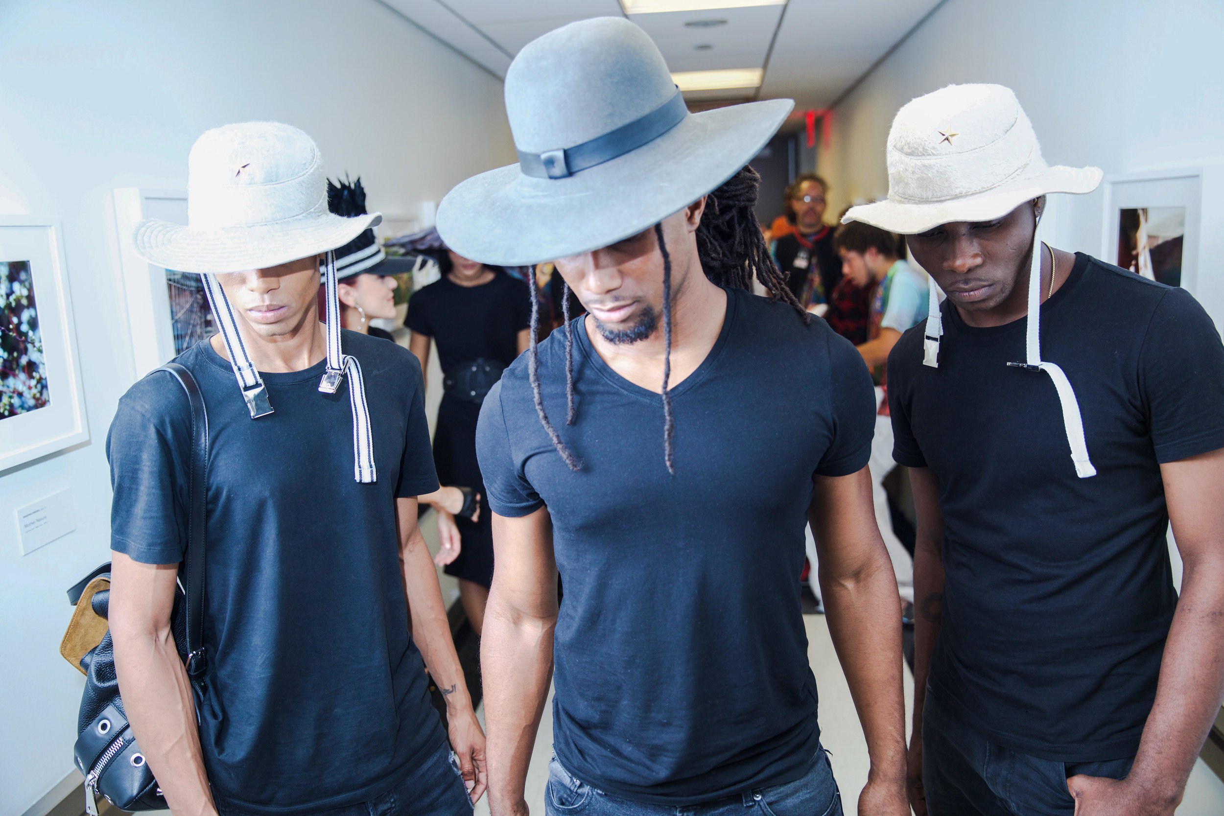 Backstage of Harlem Fashion Week September 9, 2016