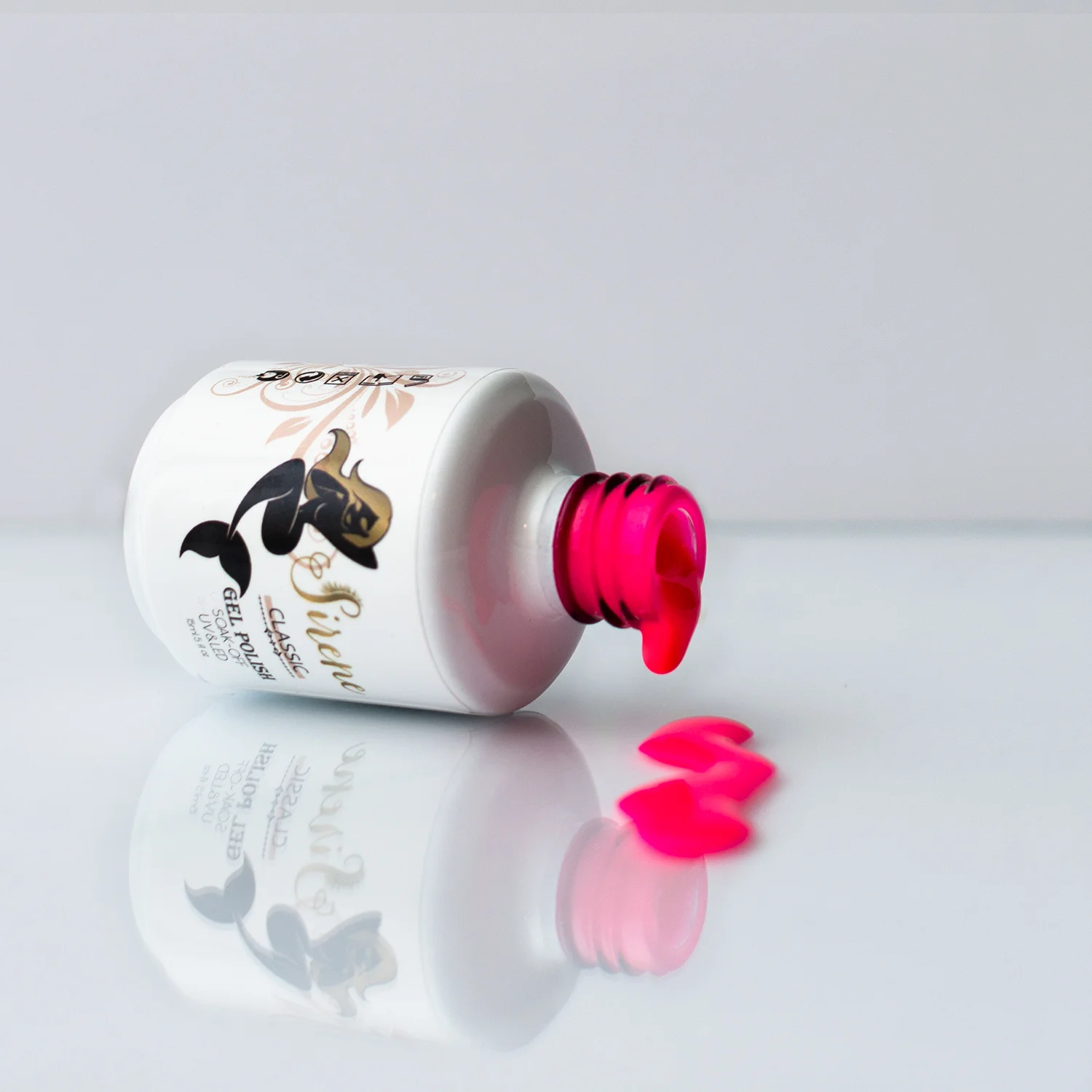 Sirene Classic Neon Pink Gel Polish 034