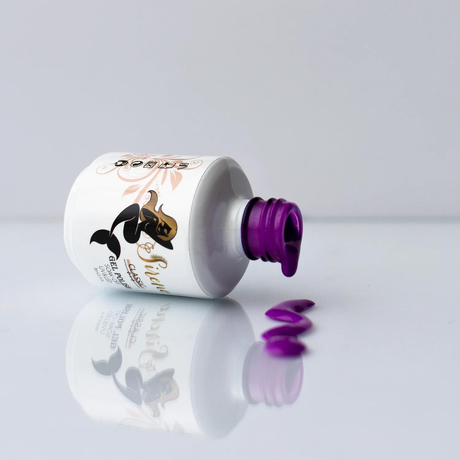 Sirene Classic Neon Purple Gel Polish 464