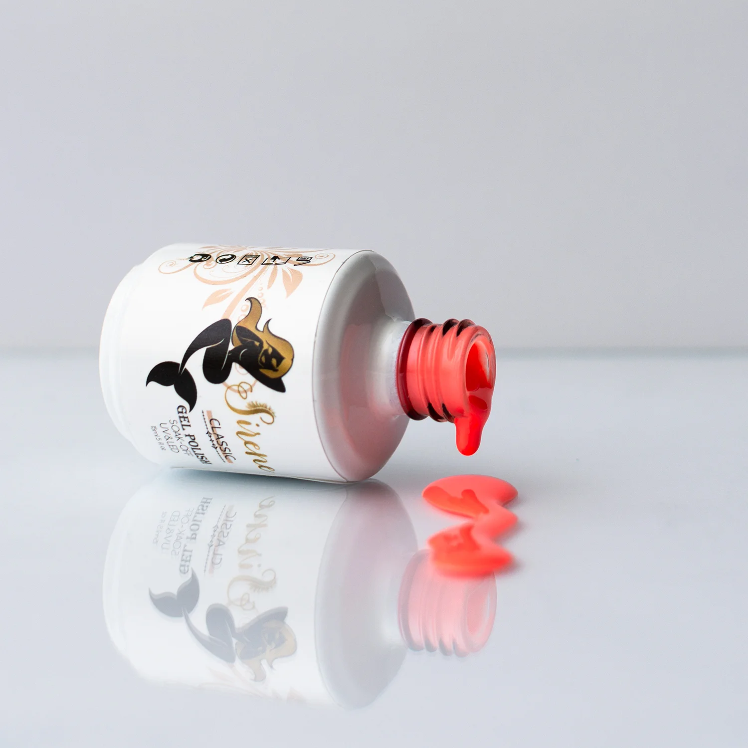 Sirene Classic Hot Orange Gel Polish 515