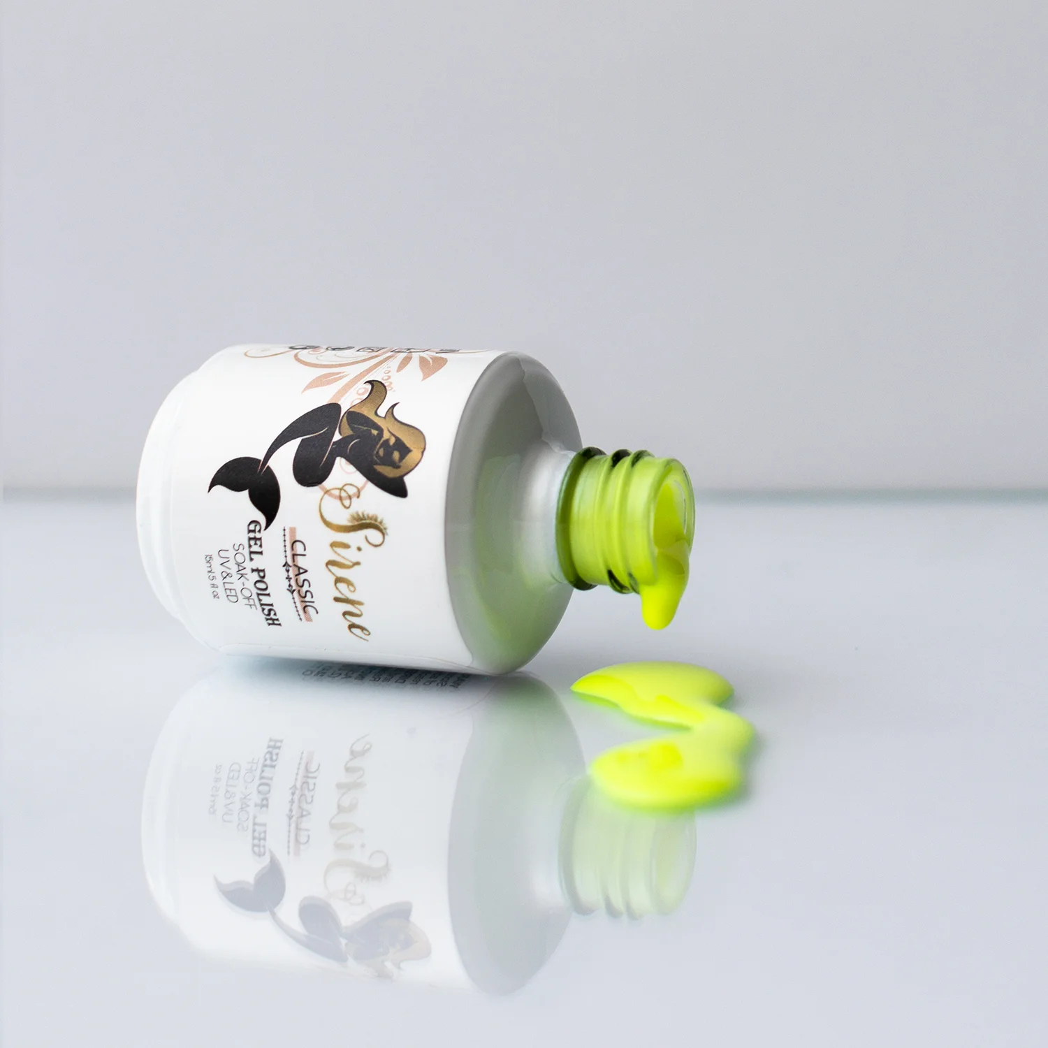 Sirene Classic Neon Yellow Gel Polish 516