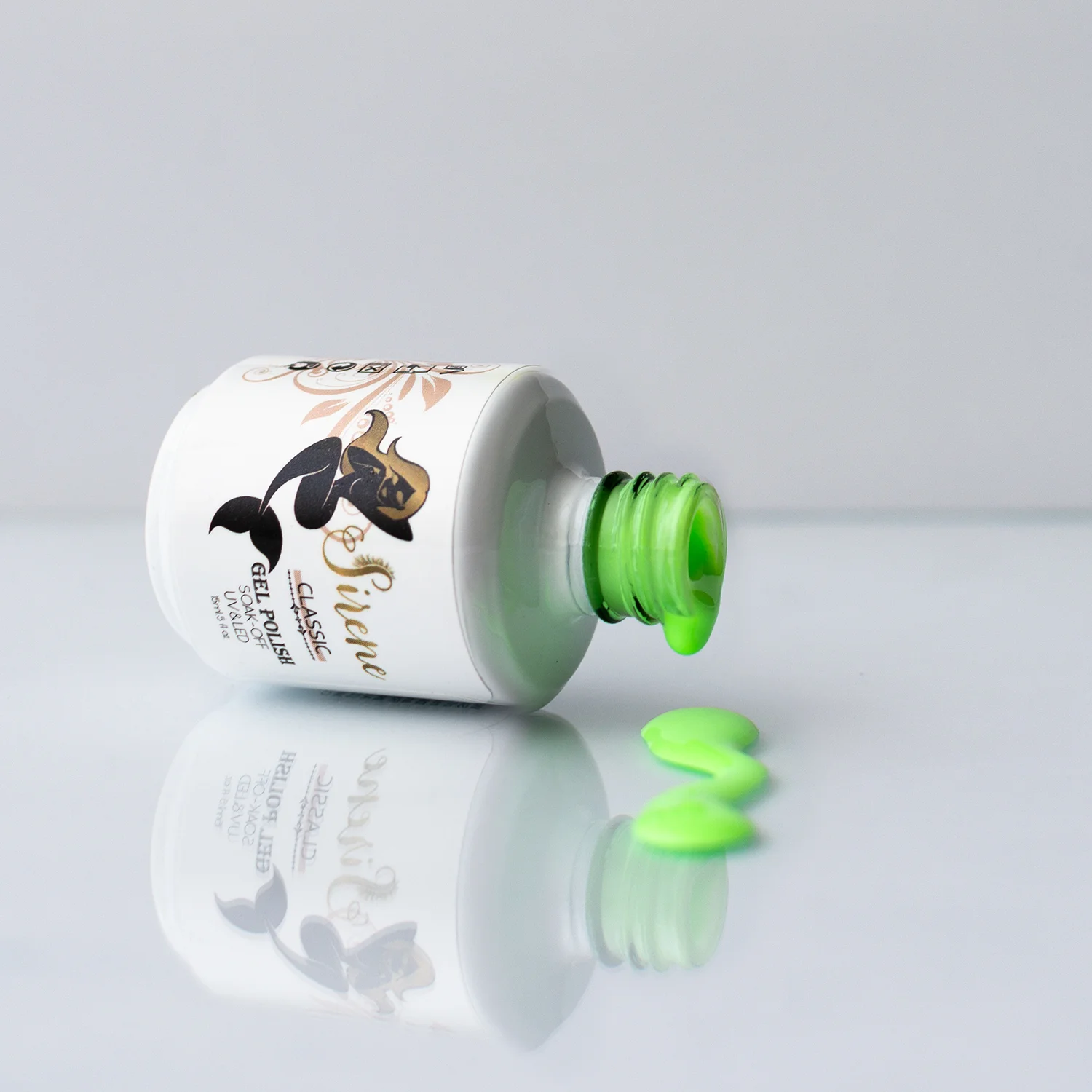 Sirene Classic Neon Green Gel Polish 802