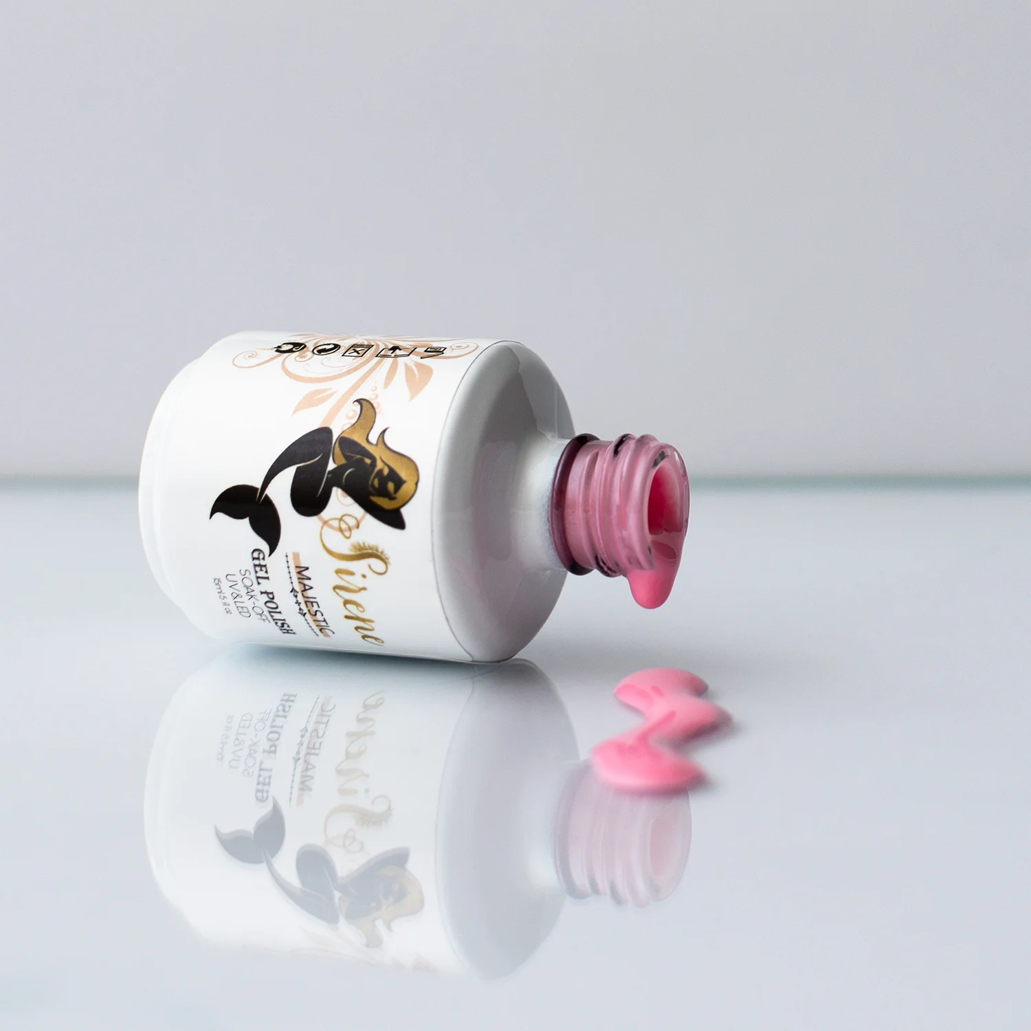 Sirene Majestic Baby Pink Gel Polish 1408