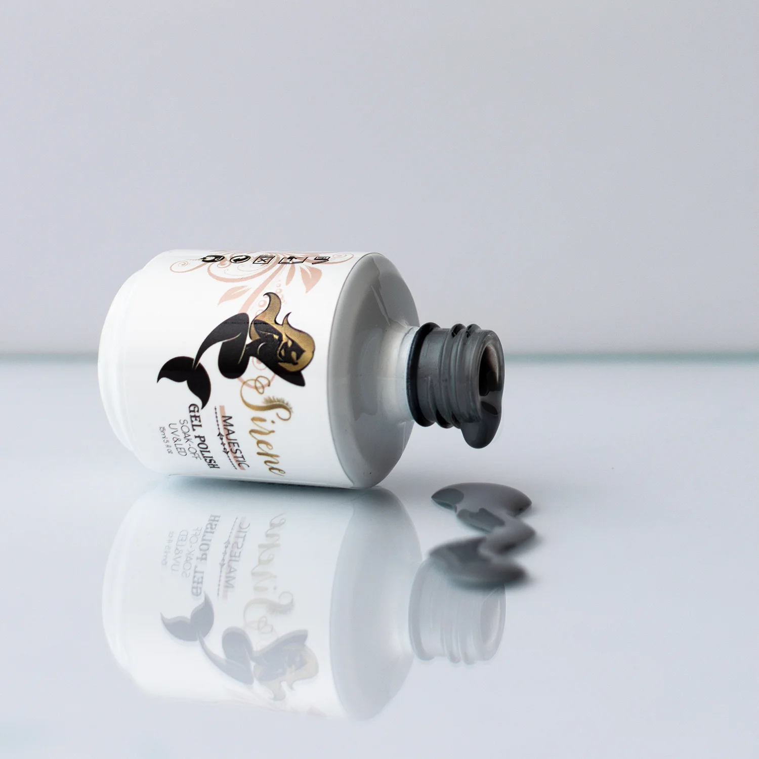 Sirene Majestic Dark Gray Gel Polish 1441