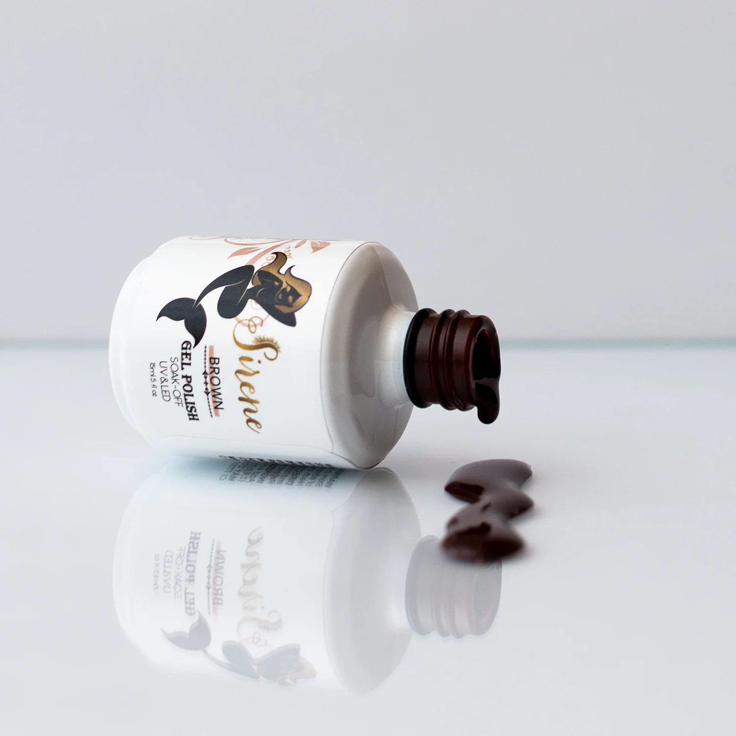 Sirene Brown Maroon Brown Gel Polish KF2007