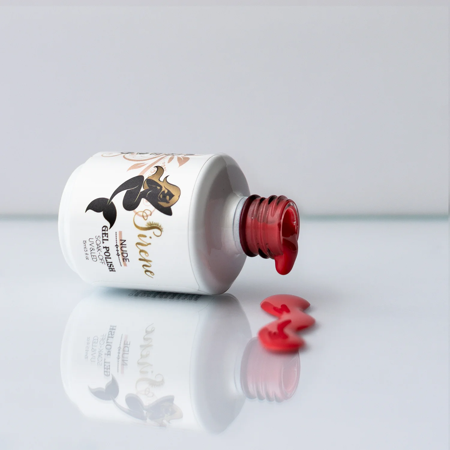 Sirene Nude Hot Coral Gel Polish nu014