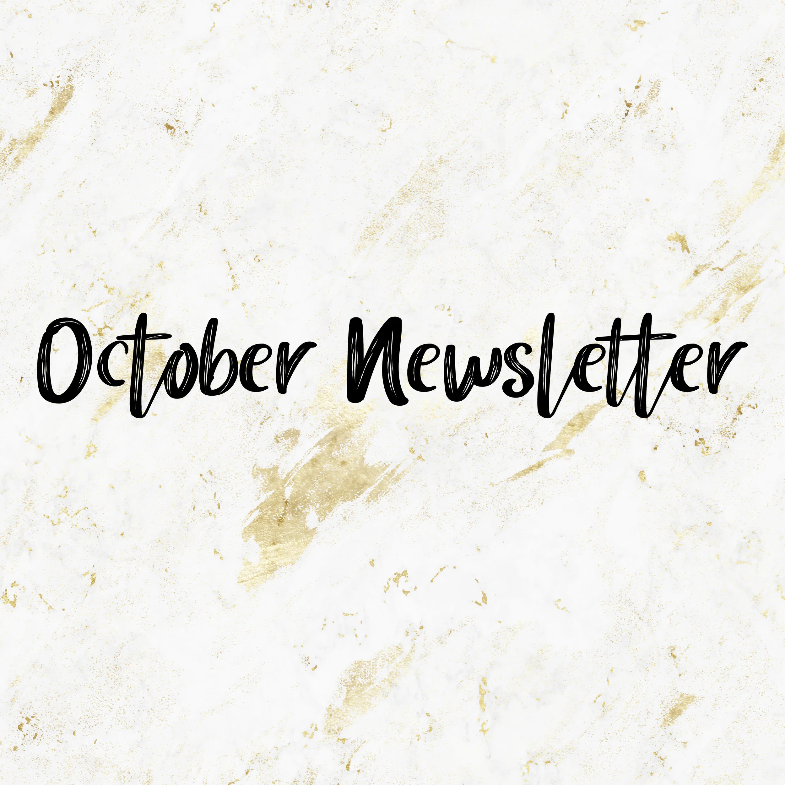 October Newsletter