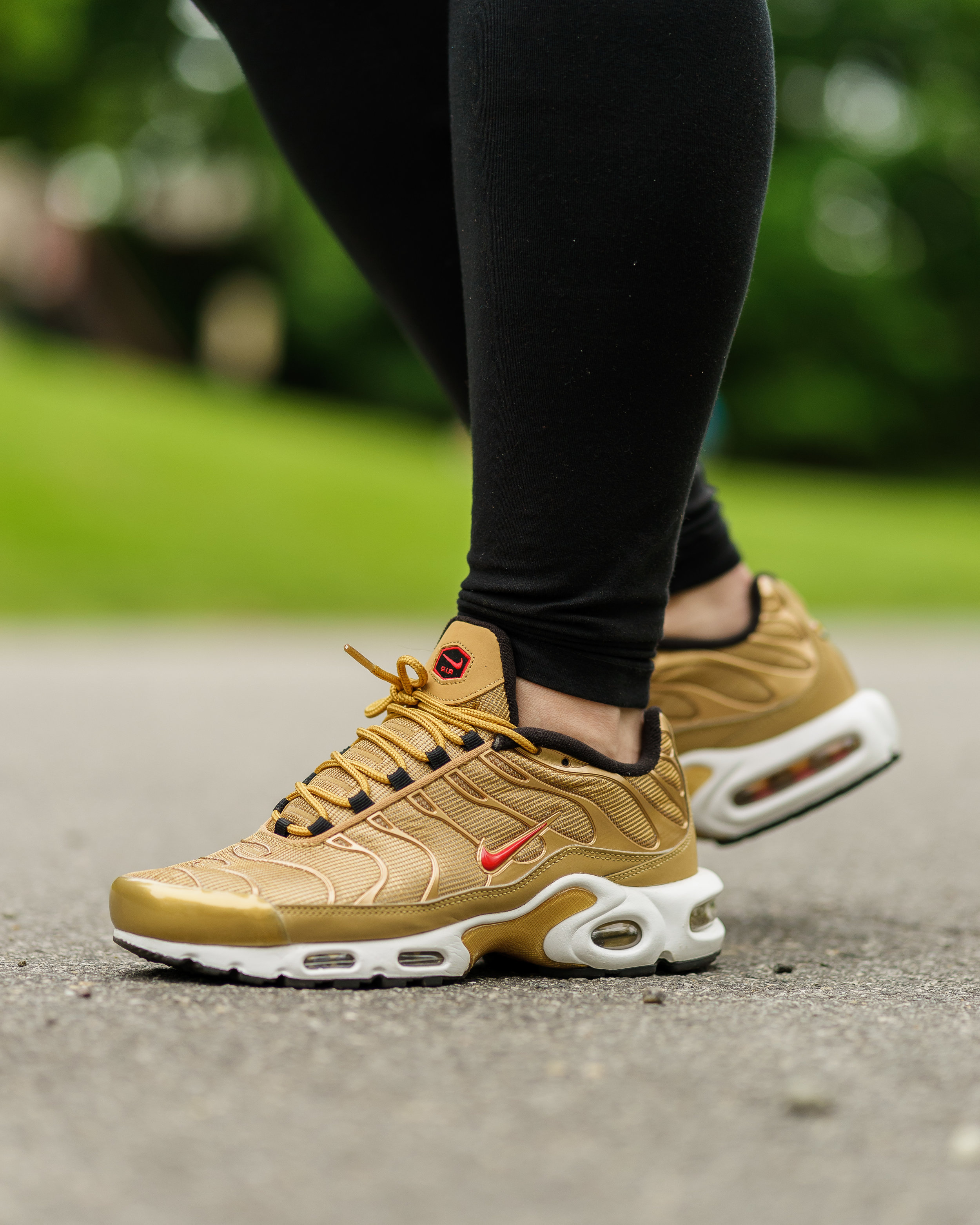 air max plus tn metallic gold