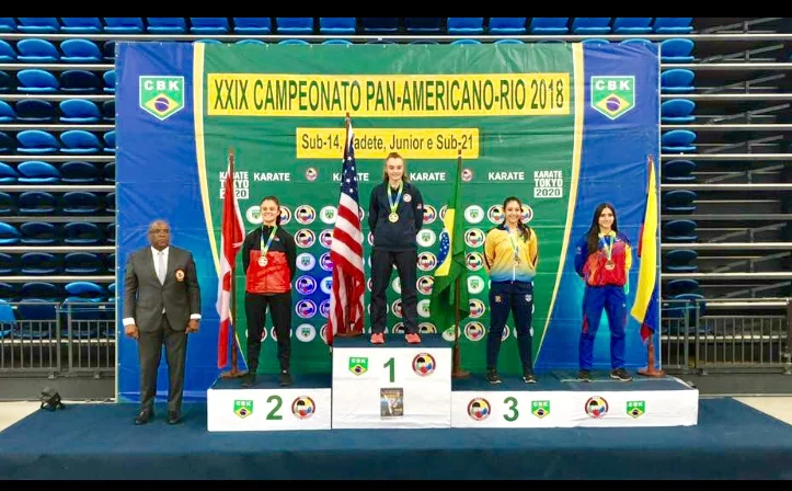 ISKC's Magdalena Zucek places 1st Place in 14-15 year old female kumite +54kg division