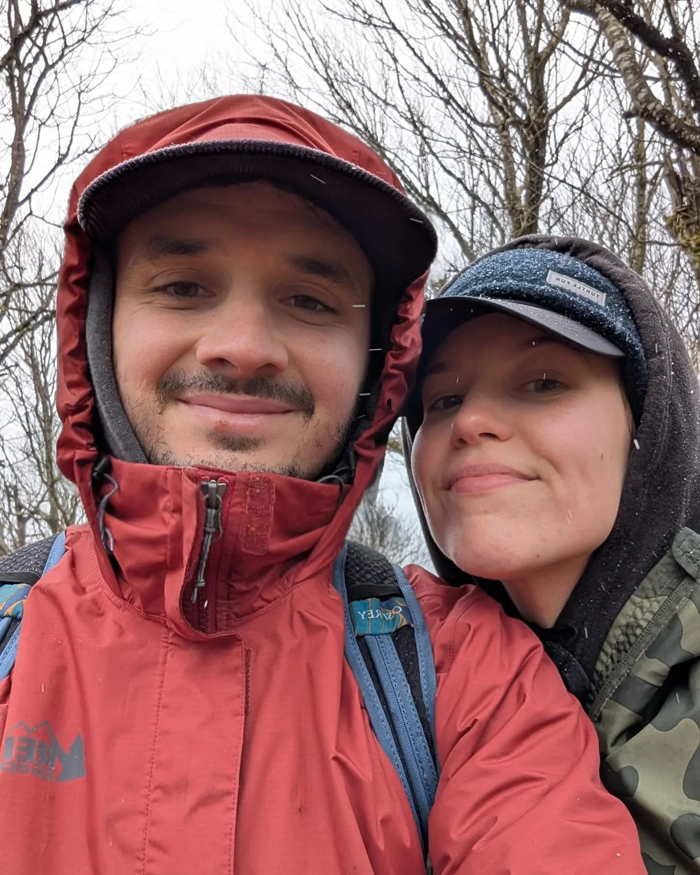 Last weekend we celebrated 1 year of marriage with our favorite kind of adventure - on the trail, just the three of us.  I love you @compost_coop!  4/27/2025