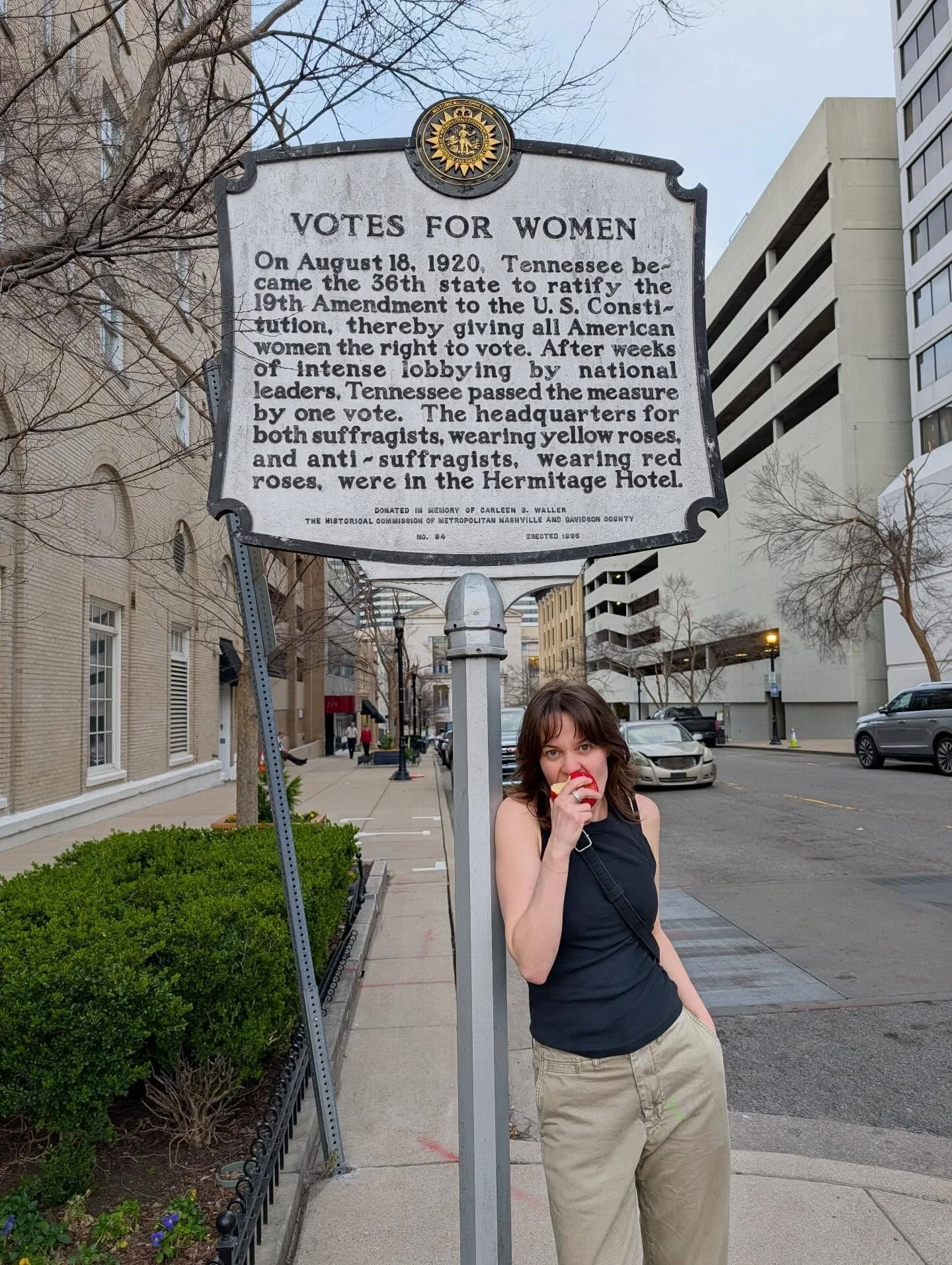 Nashville, TN. Boots 👢3/3/2026 - 3/8/2026

Such rich Suffrage History. Cigar lounge dressing room. The photos got cooler because Alex was here. And Ray and Daver came.