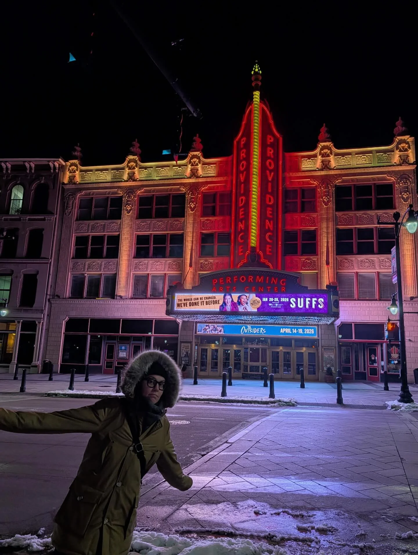 Providence, RI. Cold. 1/20/2026 - 1/24/2026

Co-Op friends. More family. My birthday performing. Getting closer to home.