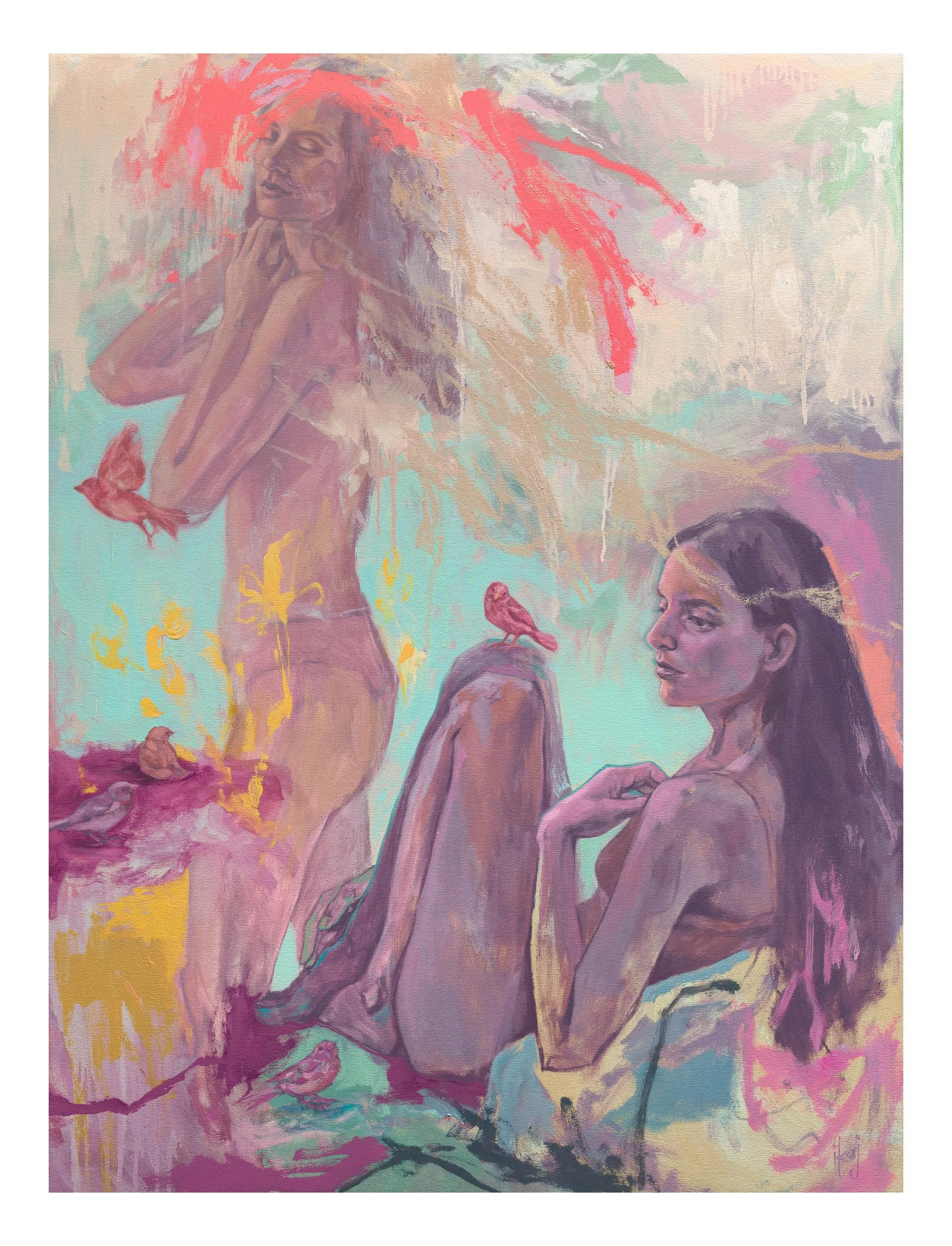 Songs of Serenity, 36 x 48 in, oil on canvas