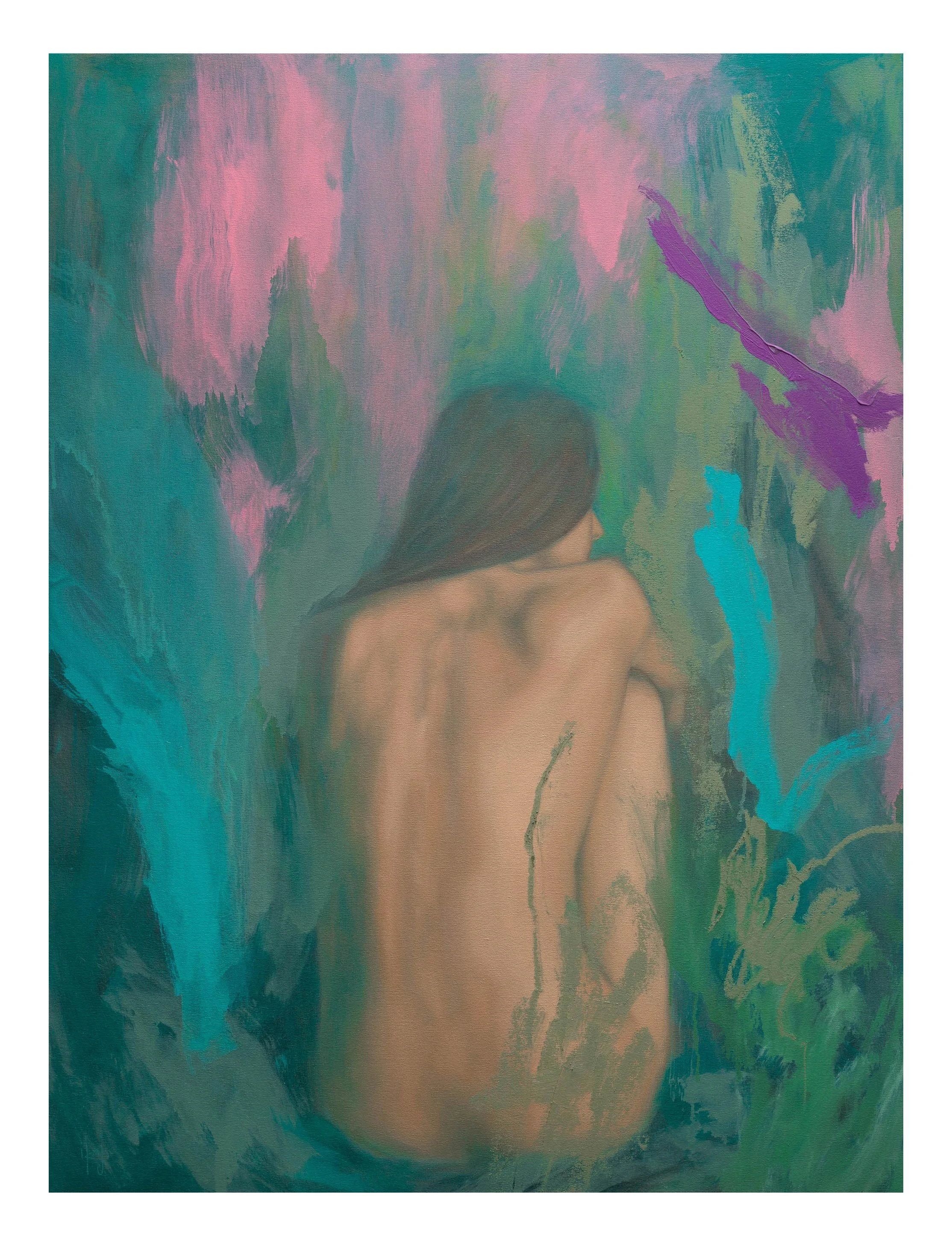 Nature’s Solace, 36 x 48 in, oil on canvas
