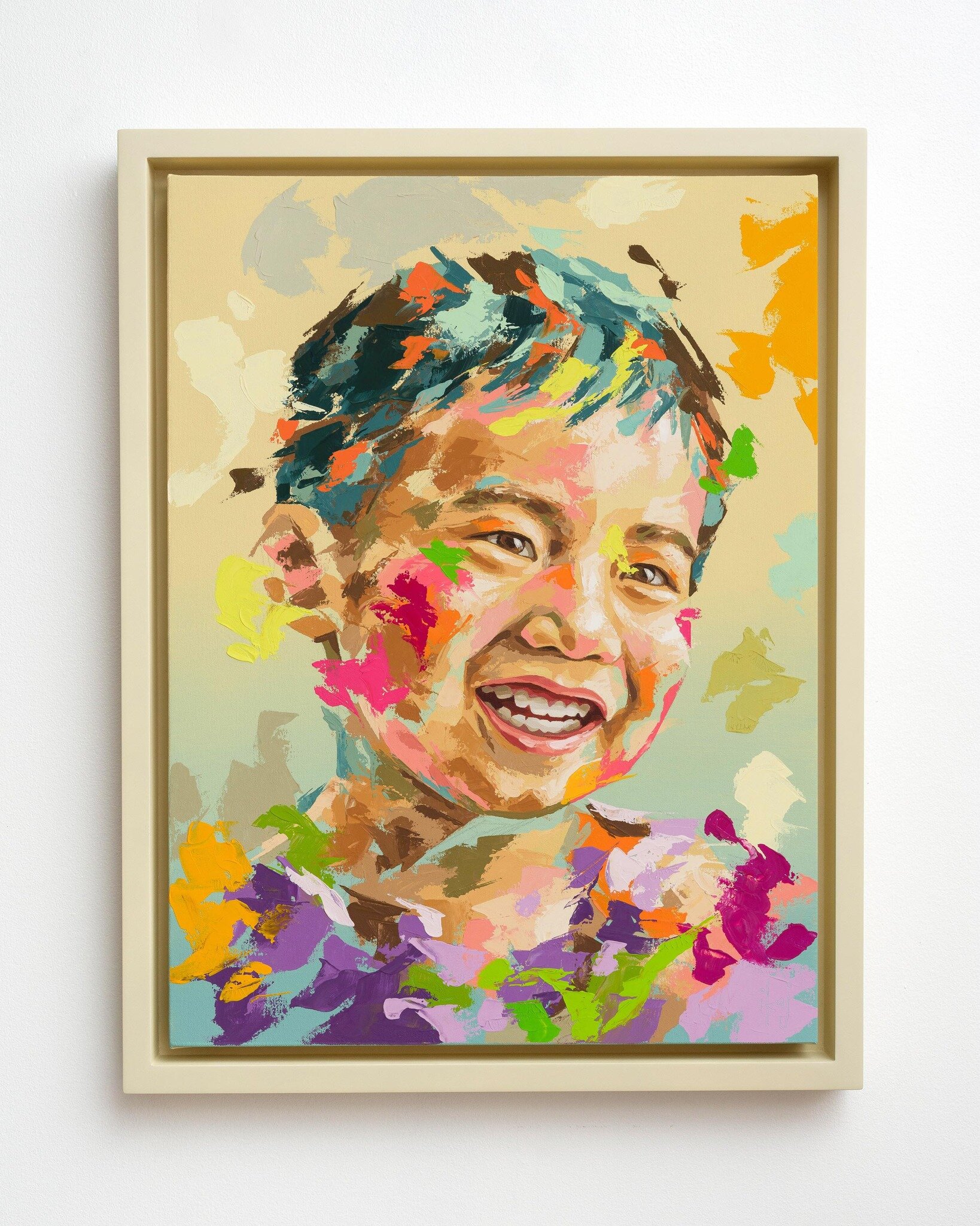 A boy's infectuous giggles and laughter. I hope this reminds him of how much he is cherished and loved by his parents every day. Your future shines bright, little one ☀️ 
 
18 x 24 inches, oil on canvas

#SunriseColors #PortraitPH #ArtPH #ikaj #portr