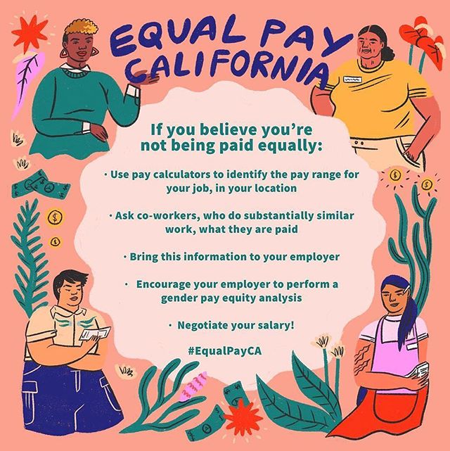 Some tips to advocate for pay equity from @timesupnow and @jennifersiebelnewsom.

While there are systemic changes that need to take place to change (slash entirely dismantle) the exploitative capitalist system that we&rsquo;re currently stuck in, we