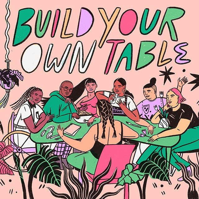I&rsquo;m all for taking a seat at the table, but I&rsquo;m even more interested in what it looks like to build a new table altogether. To opt out of exploitative industries and create something new and collaborative and idealistic. 
Playing with a s