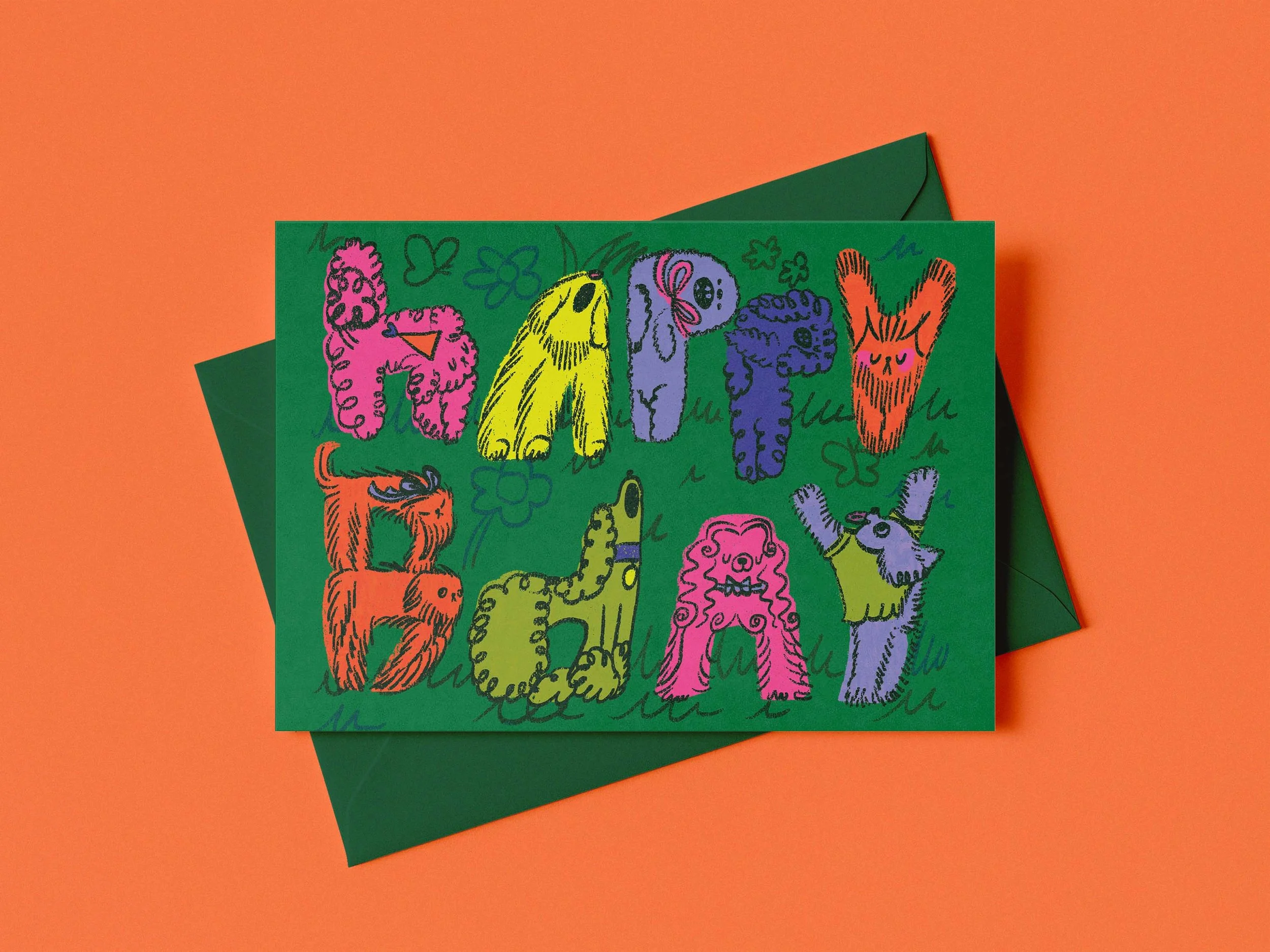 Pup Party B-day Card