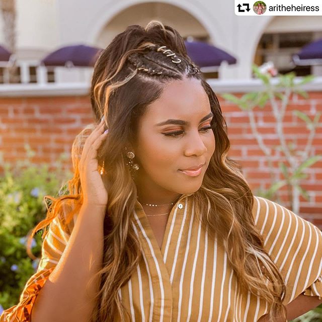 ✨Always a good time with this one! 🤗#repost @aritheheiress
・・・
Festival Hair 2019! I&rsquo;m usually the girl who doesn&rsquo;t do much for festivals, but this year I decided to do something fun &amp; flirty. Thanks to @eshetodd &amp; her amazing as