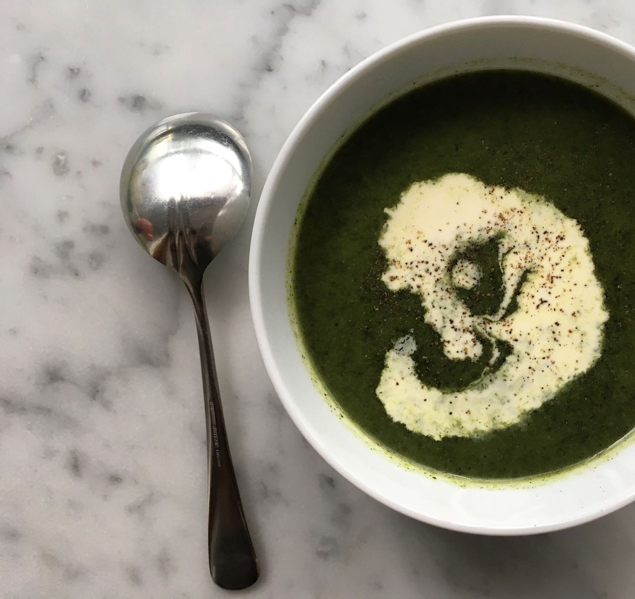 Nettle and Spinach Soup Photo ©Evie Saffron Strands