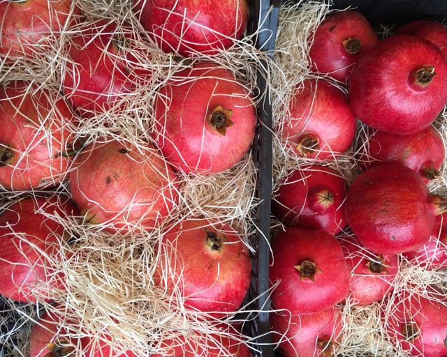 Sicilian Red Pomegranates Photo ©Evie Saffron Strands