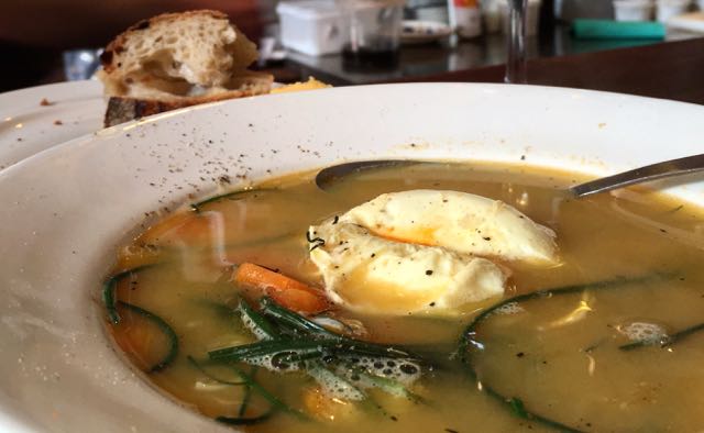 Crab Broth with Agretti Photo ©Evie Saffron Strands