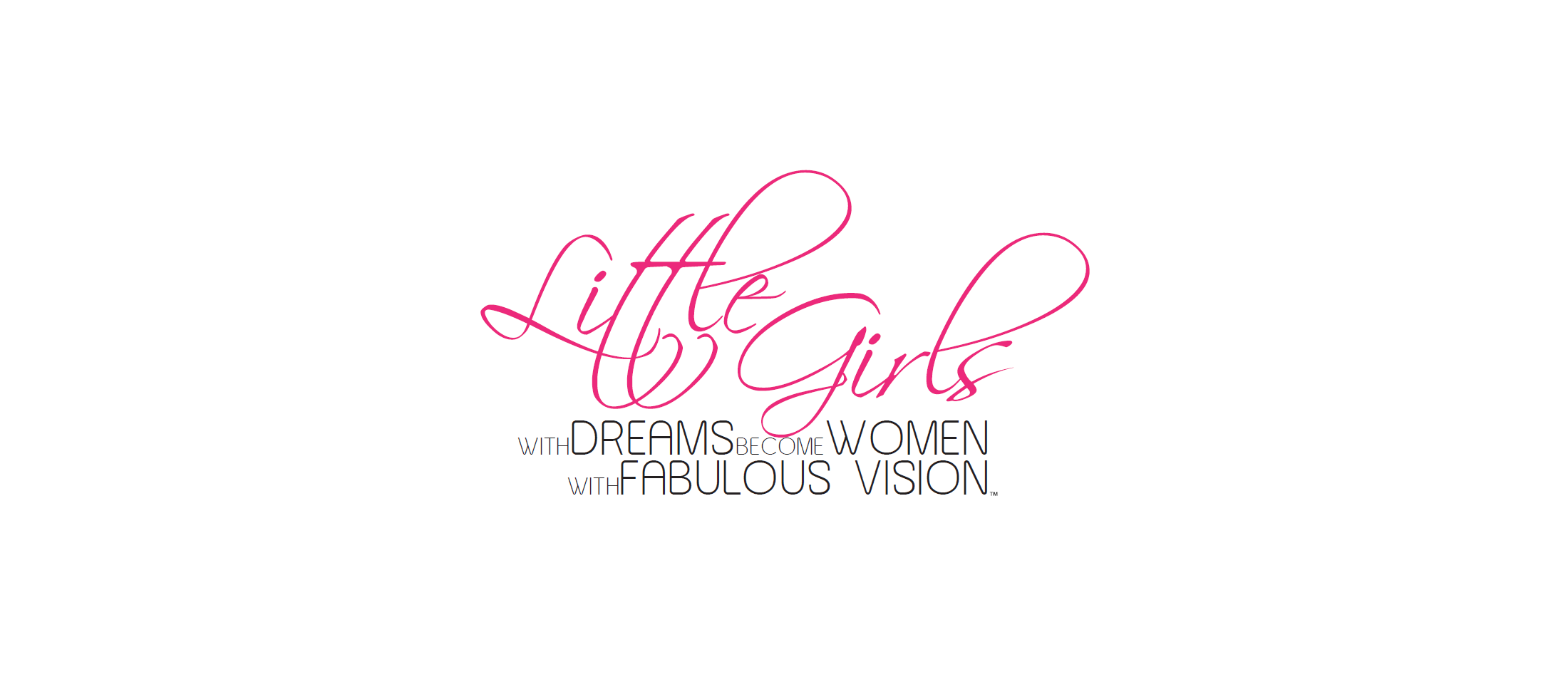 Little Girls with Dreams (White)