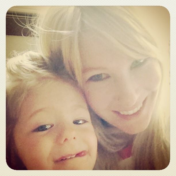 Here's my friend and her daughter.